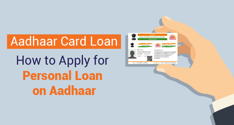 Aadhar card store per loan